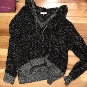 black&white sweater hoodie
